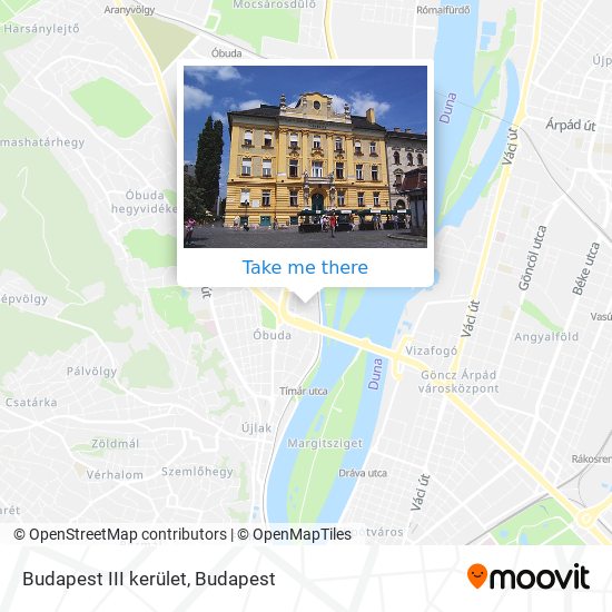 Budapest III kerület map