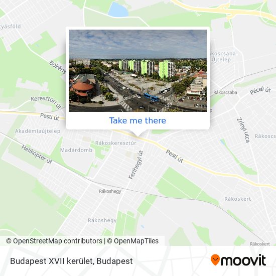 Budapest XVII kerület map
