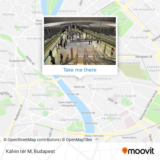 Kálvin tér M map