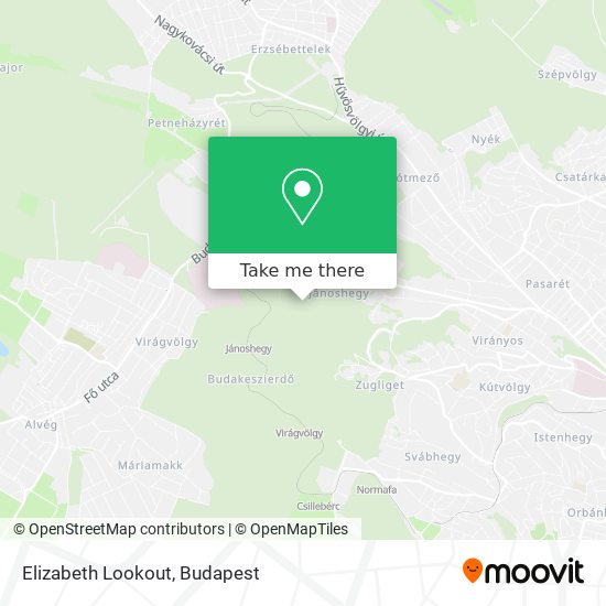 Elizabeth Lookout map