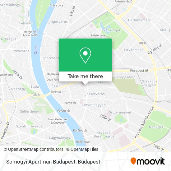 Somogyi Apartman Budapest map