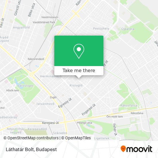 Láthatár Bolt map