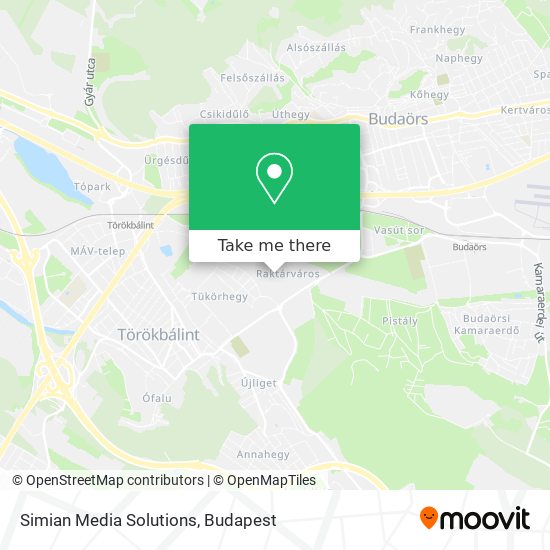 Simian Media Solutions map