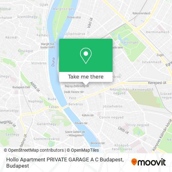 Hollo Apartment PRIVATE GARAGE A C Budapest map