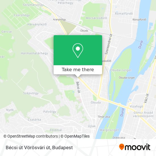 Bécsi út Vörösvári út map