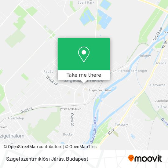 Szigetszentmiklósi Járás map