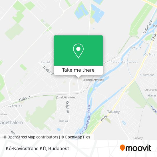 Kő-Kavicstrans Kft map