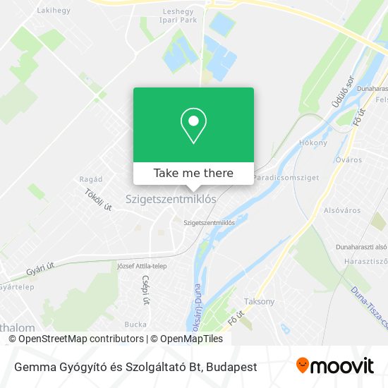 Gemma Gyógyító és Szolgáltató Bt map