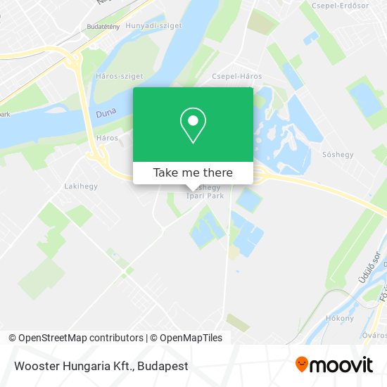 Wooster Hungaria Kft. map