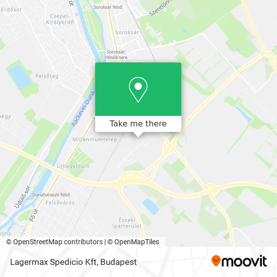 Lagermax Spedicio Kft map