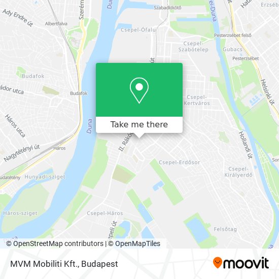 MVM Mobiliti Kft. map