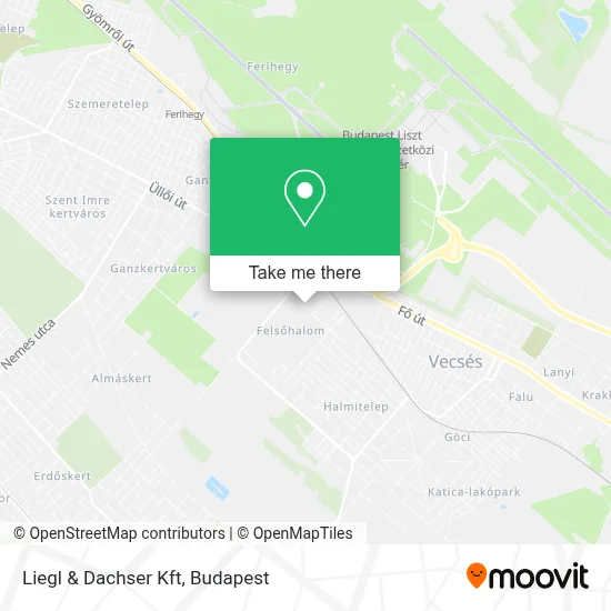 Liegl & Dachser Kft map