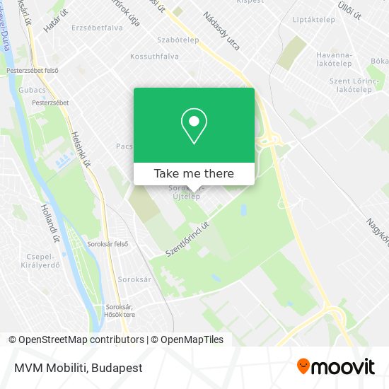 MVM Mobiliti map