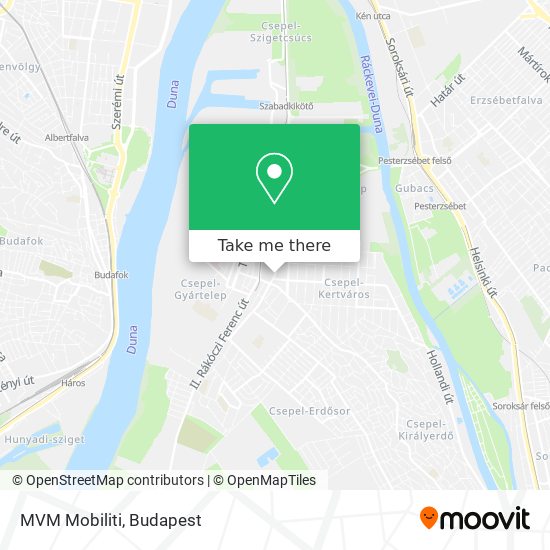 MVM Mobiliti map