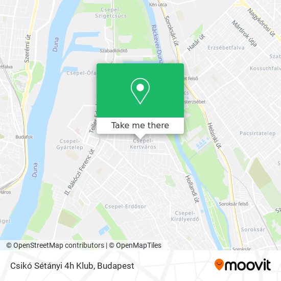 Csikó Sétányi 4h Klub map