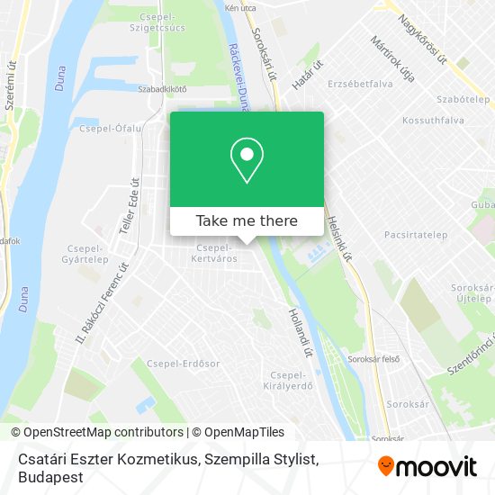 Csatári Eszter Kozmetikus, Szempilla Stylist map