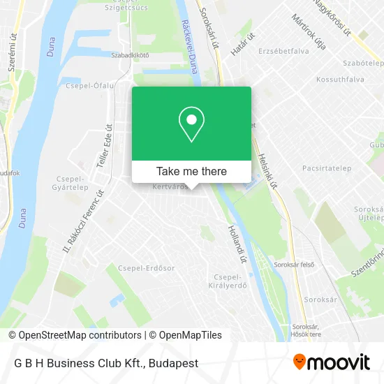 G B H Business Club Kft. map