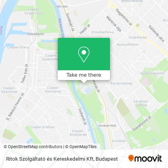 Ritok Szolgáltató és Kereskedelmi Kft map