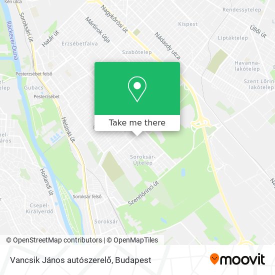 Vancsik János autószerelő map