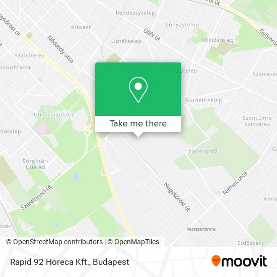 Rapid 92 Horeca Kft. map