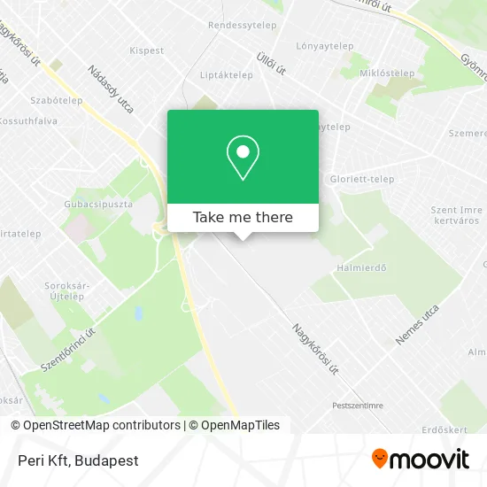 Peri Kft map