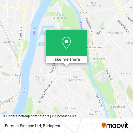 Euronet Finance Ltd map