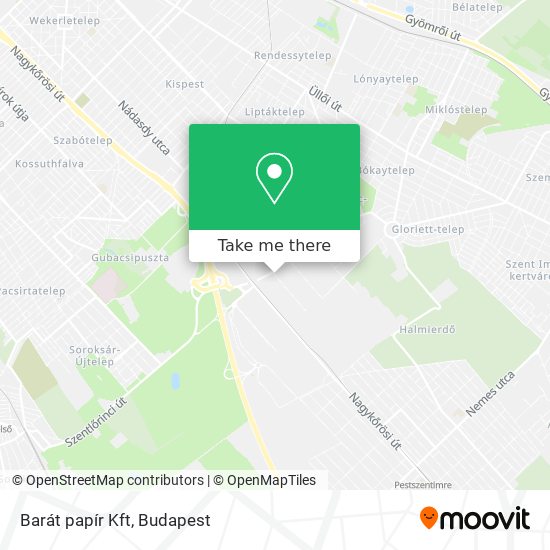 Barát papír Kft map