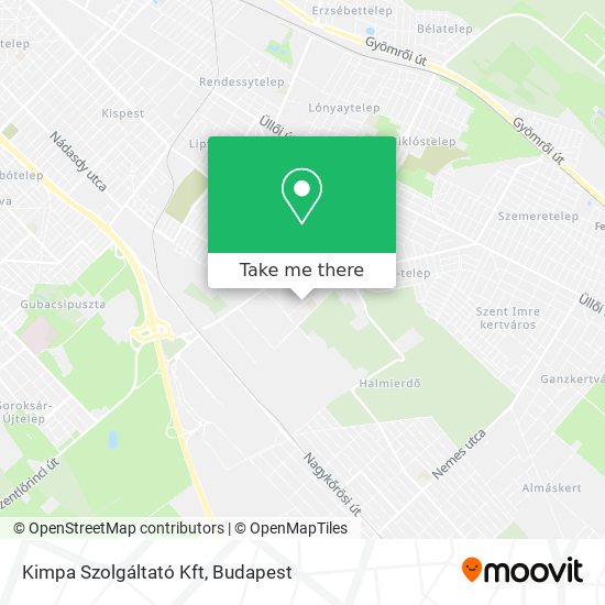 Kimpa Szolgáltató Kft map