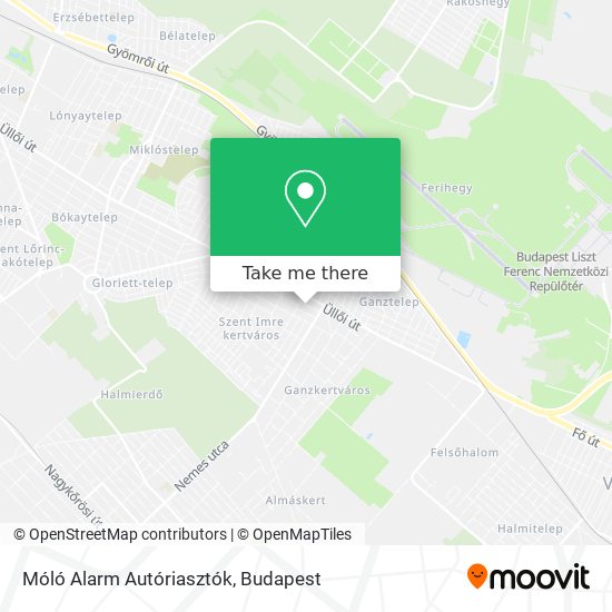 Móló Alarm Autóriasztók map
