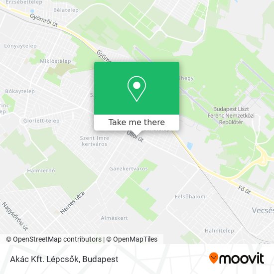 Akác Kft. Lépcsők map