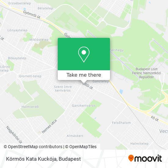 Körmös Kata Kuckója map