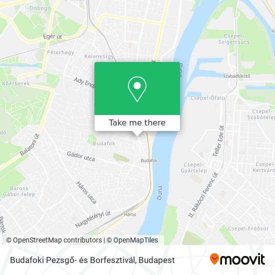 Budafoki Pezsgő- és Borfesztivál map