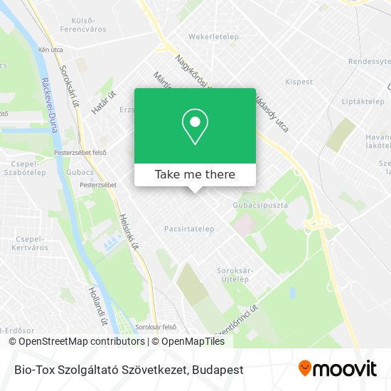 Bio-Tox Szolgáltató Szövetkezet map