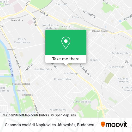 Csanoda családi Napközi és Játszóház map