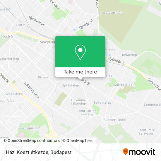 Házi Koszt étkezde map