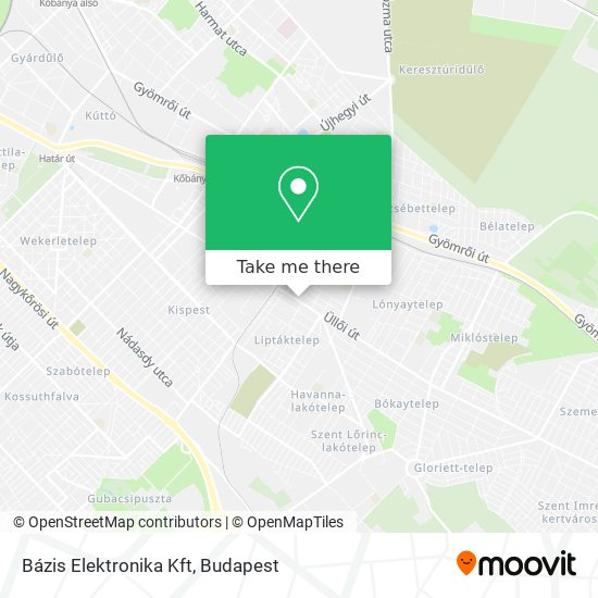 Bázis Elektronika Kft map