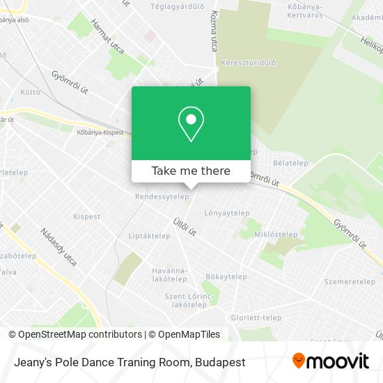 Jeany's Pole Dance Traning Room map