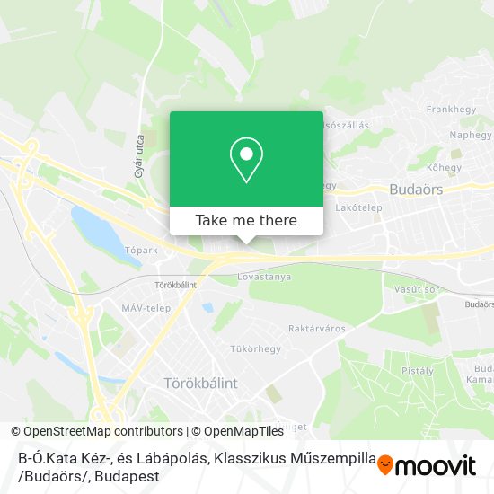 B-Ó.Kata Kéz-, és Lábápolás, Klasszikus Műszempilla /Budaörs/ map