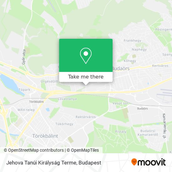 Jehova Tanúi Királyság Terme map