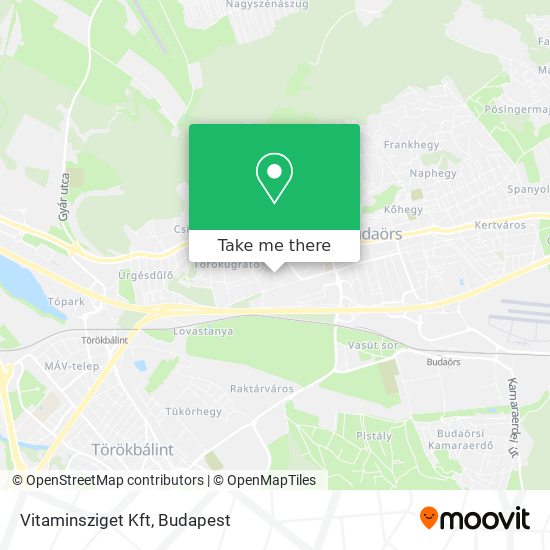 Vitaminsziget Kft map