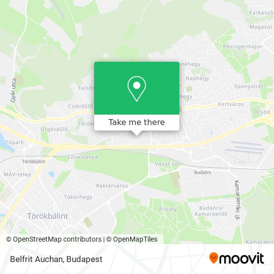 Belfrit Auchan map