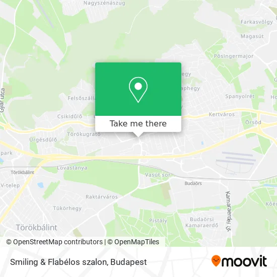 Smiling & Flabélos szalon map