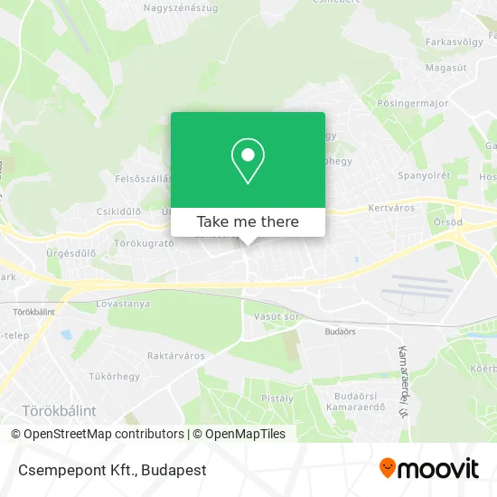 Csempepont Kft. map