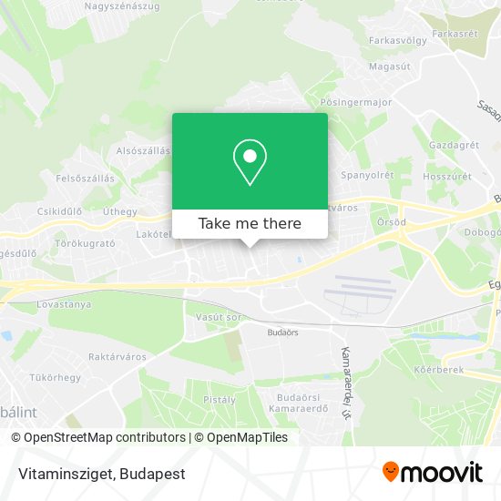 Vitaminsziget map