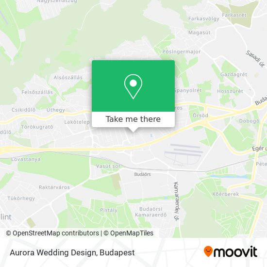 Aurora Wedding Design map