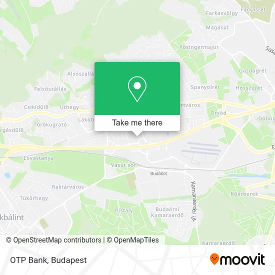 OTP Bank map