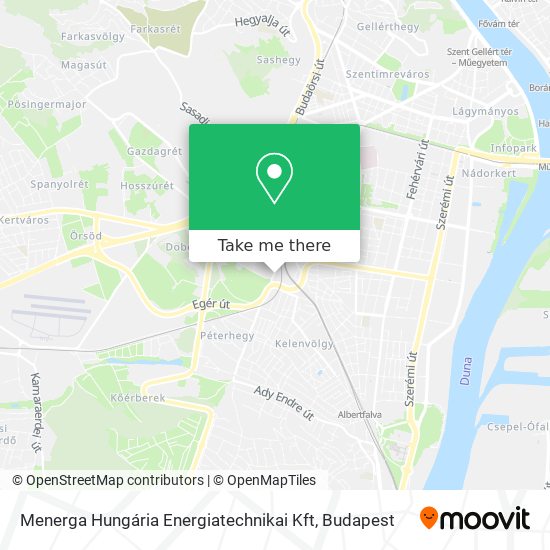 Menerga Hungária Energiatechnikai Kft map