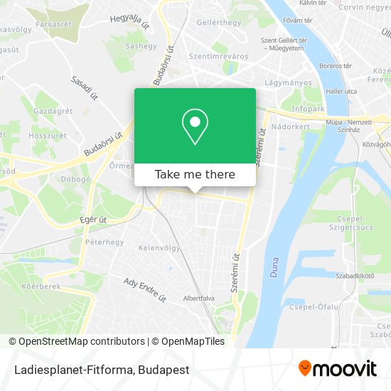 Ladiesplanet-Fitforma map