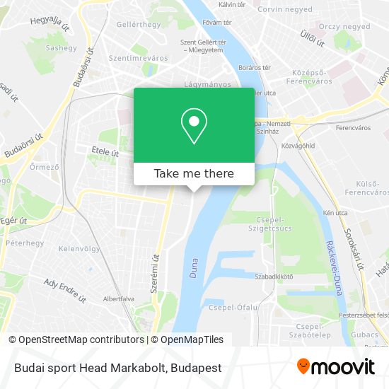 Budai sport Head Markabolt map