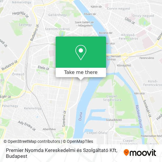 Premier Nyomda Kereskedelmi és Szolgáltató Kft map